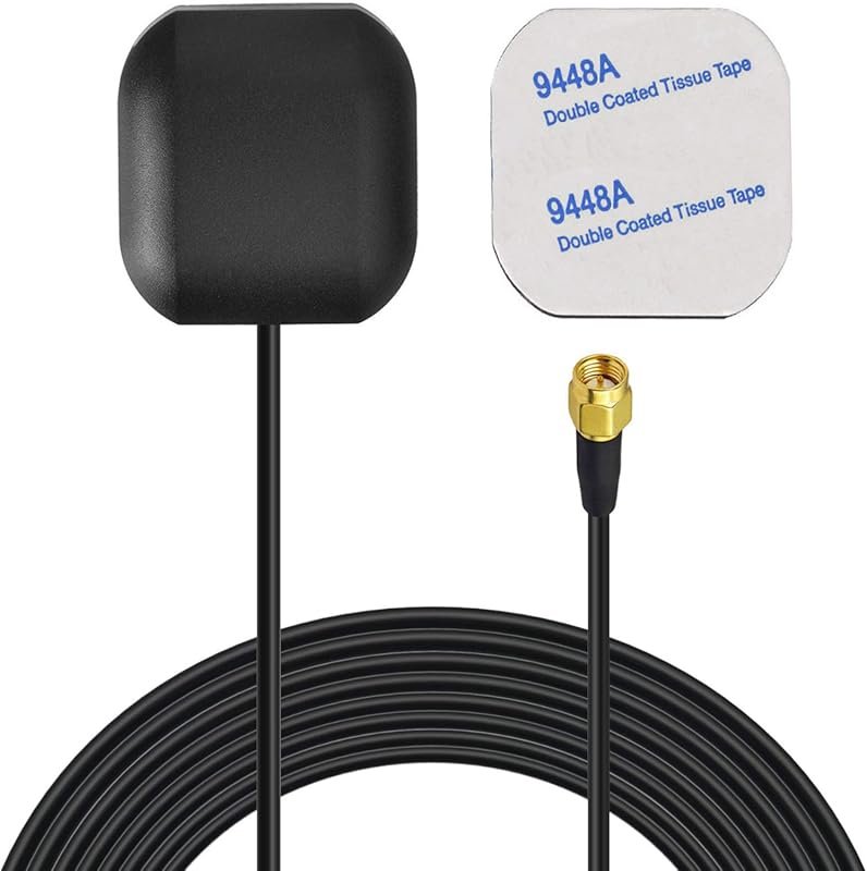 Bingfu Waterproof Active GPS Antenna with SMA Connector for Car, Truck