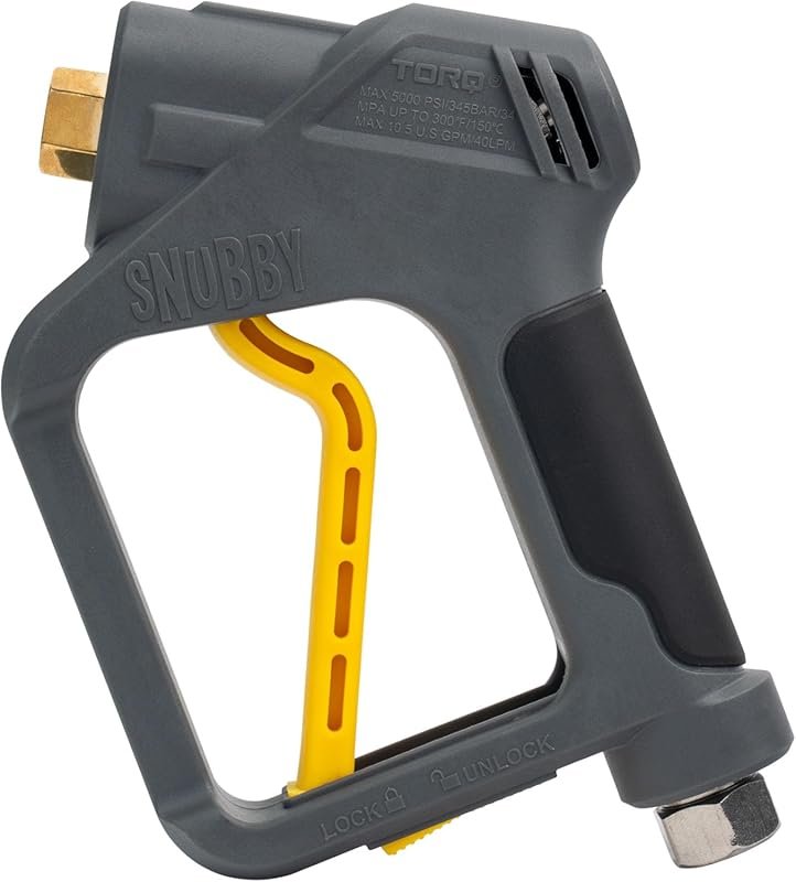 Chemical Guys Snubby pressure washer gun with foam cannon and short ha