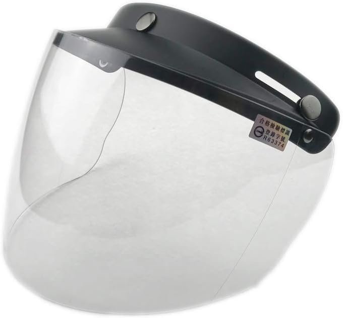 WANCAR Retro Universal Standard 3-Snap Open Face Motorcycle Helmets Fl