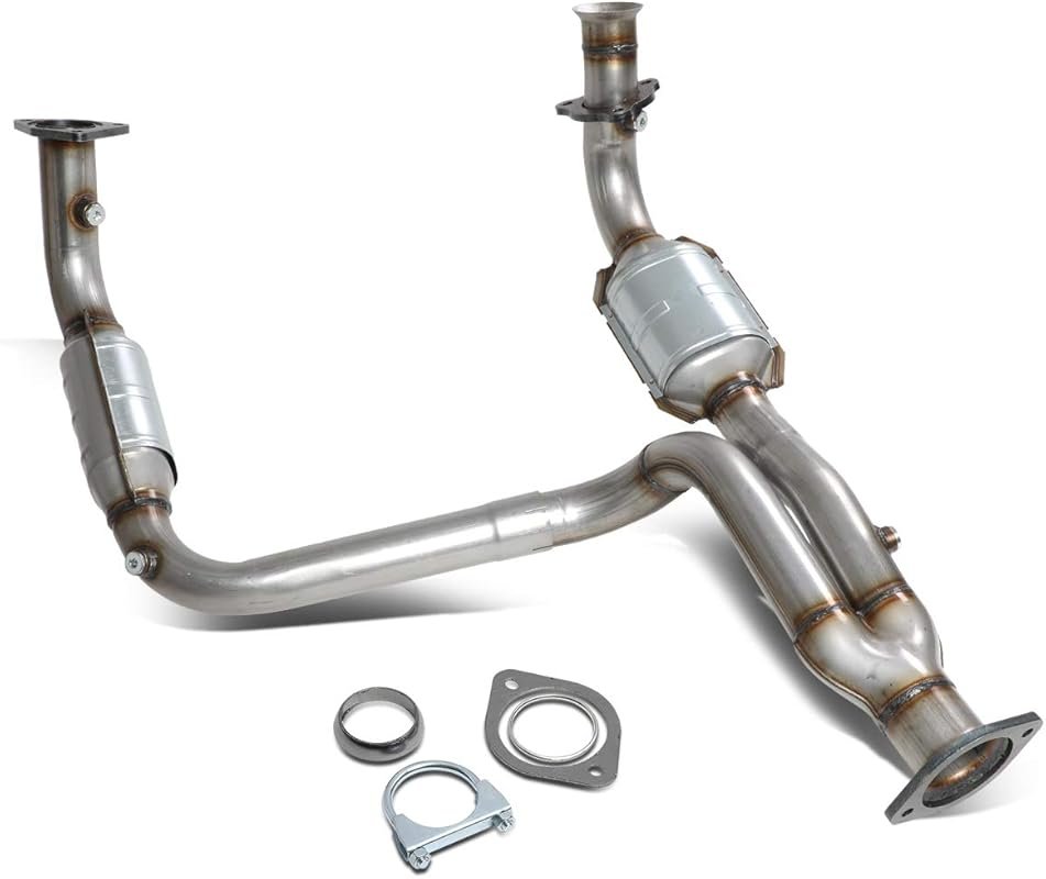 DNA Motoring Factory Style Catalytic Converter Y-Pipe for Cadillac Esc