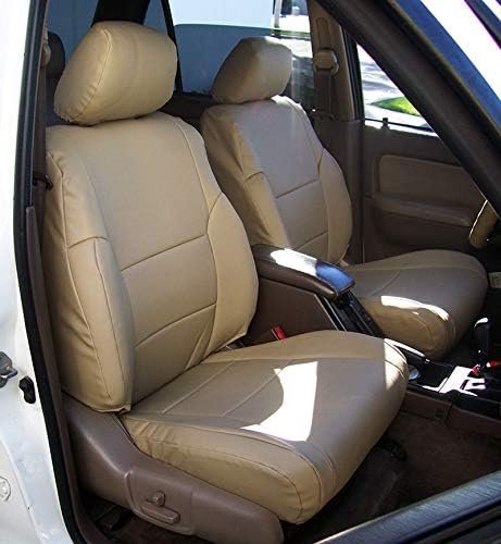 Iggee Artificial Leather Custom Made Original fit Front Seat Covers  D