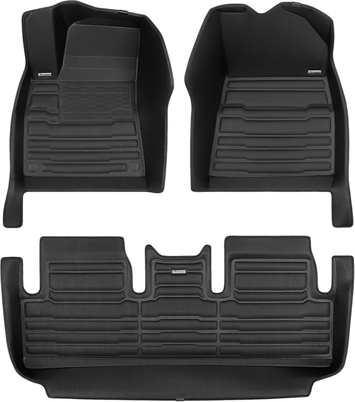 TuxMat All-Weather Car Mats for Tesla Model 3, Maximum Coverage, Full 