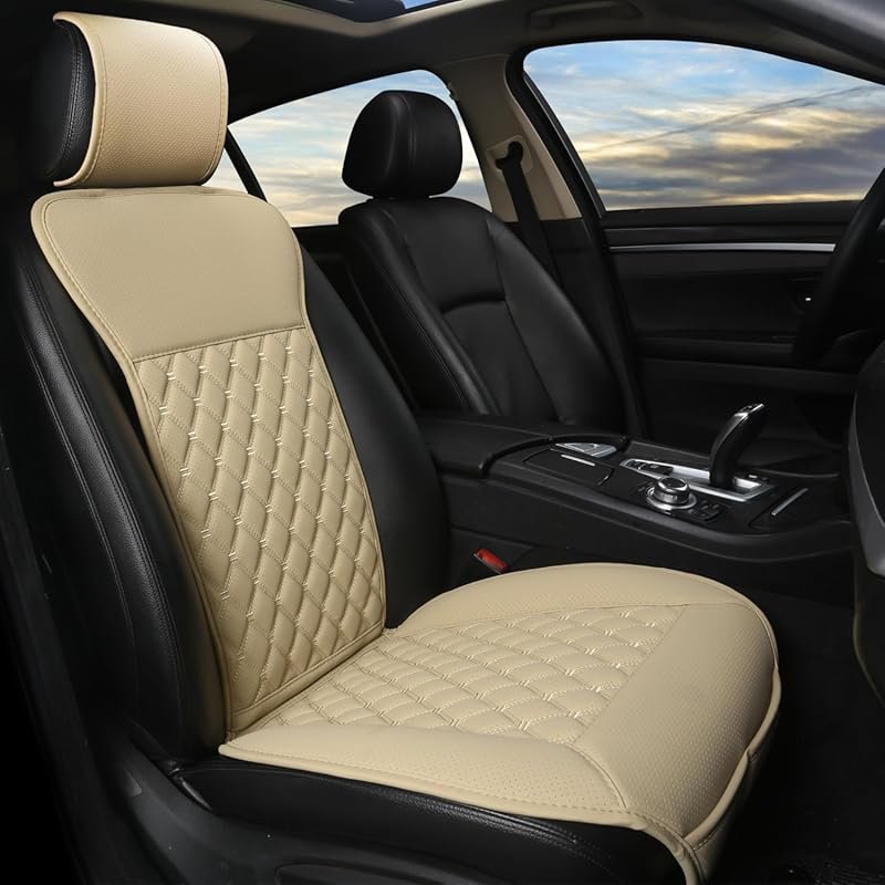 Black Panther Universal Anti-Slip Driver Seat Cover with Partial Backr