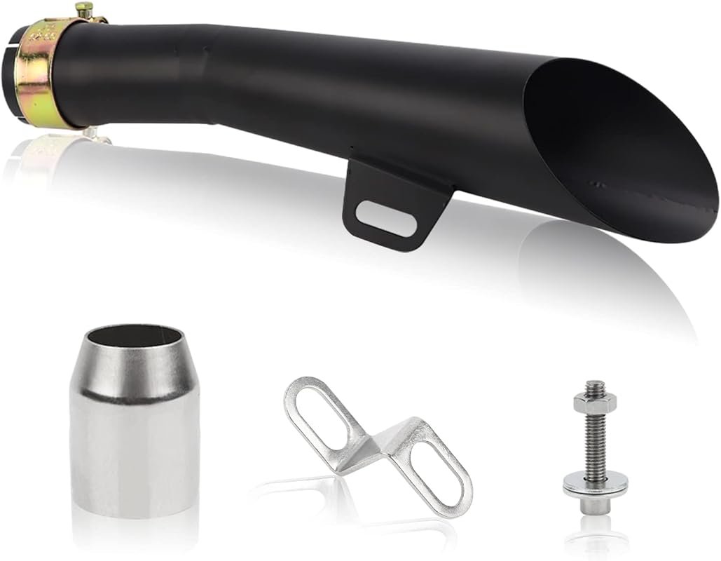 FLYPIG Motorcycle Exhaust Pipe Universal 38-51mm 1.5-2.01 inch Inlet f