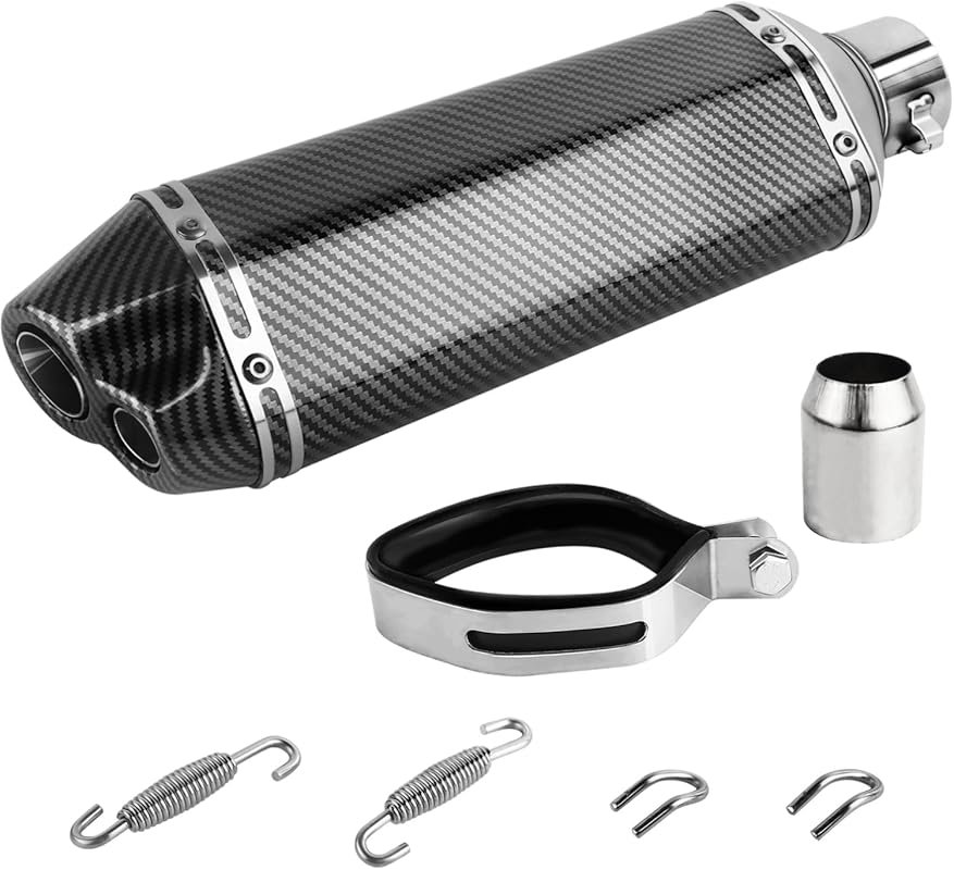 FLYPIG Universal Slip-On Exhaust Muffler for YZF R1, R6, FZ1, CBR, Nin