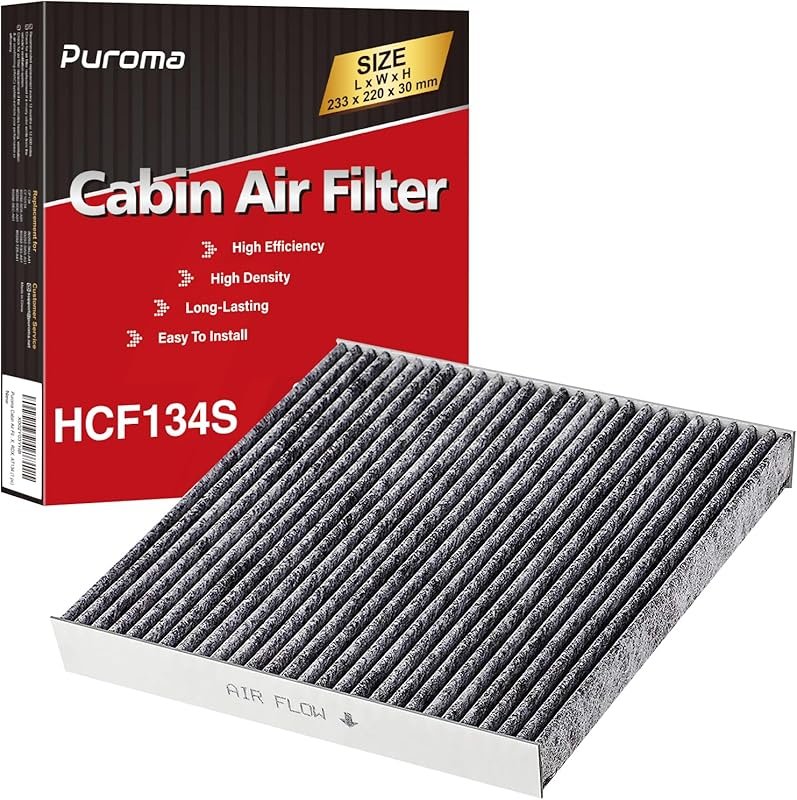 Puroma Activated Carbon Cabin Air Filter for Honda Civic, CR-V, Odysse