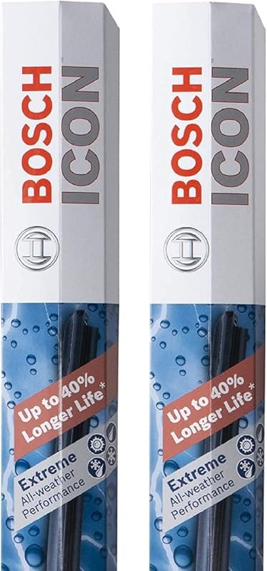 Bosch ICON Beam Wiper Blades, Set of 2 (Driver & Passenger Side)