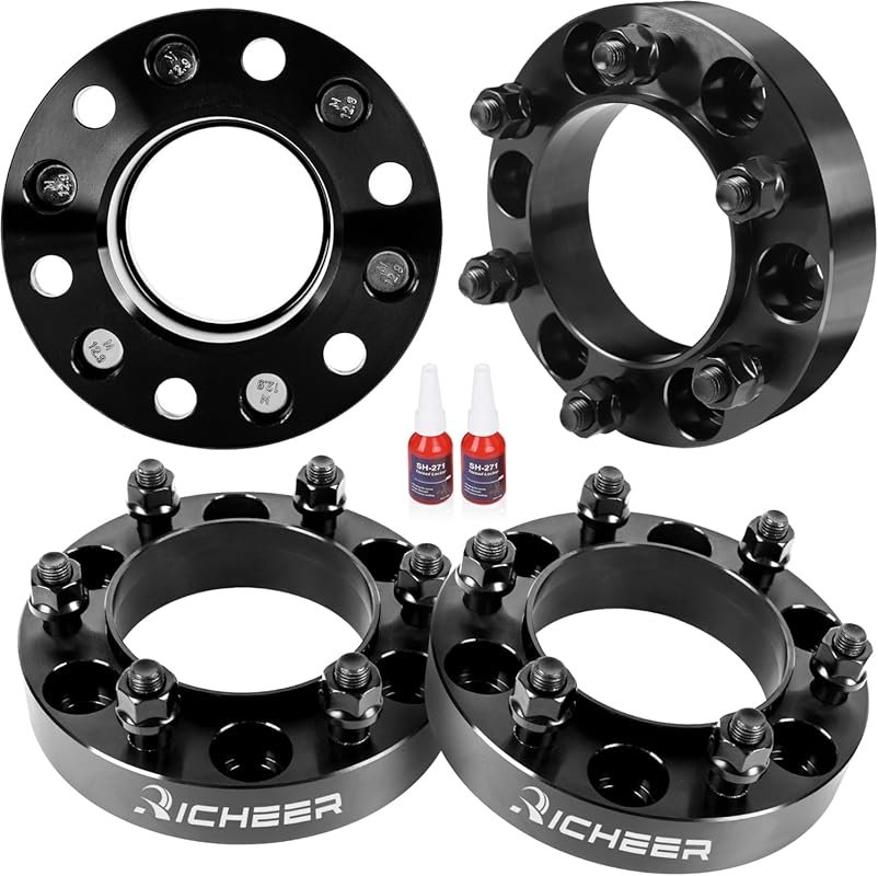 Richeer 6x139.7mm Hub Centric Wheel Spacers for Toyota Tacoma, 4Runner