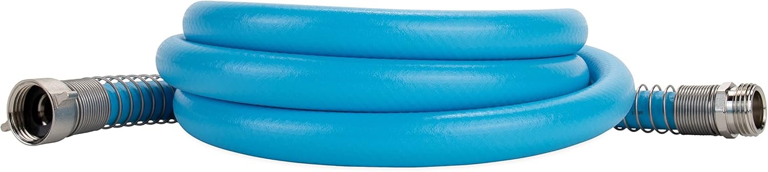 Camco EVOFlex 10-Foot Flexible RV Drinking Water Hose with Stainless S