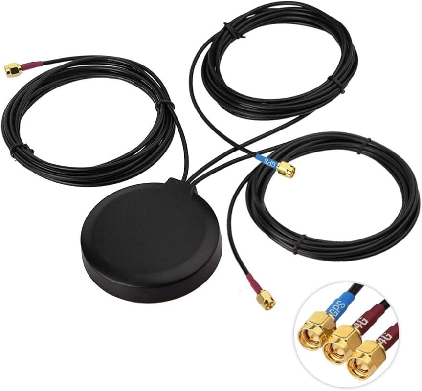 Bingfu 4G LTE MIMO GPS Antenna for Cradlepoint, Sierra Wireless, RV Routers