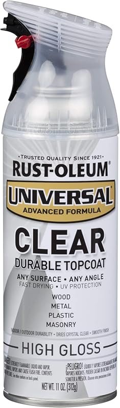Rust-Oleum Universal All Surface High Gloss Clear Topcoat Spray in an 11 oz Can