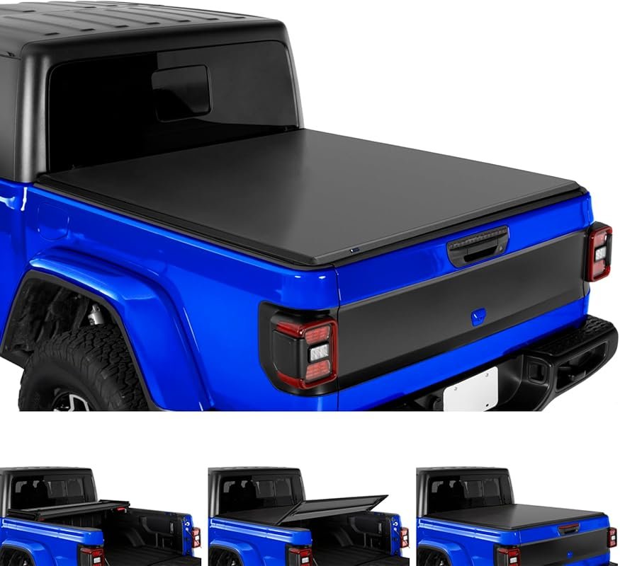 Tyger Auto T3 Soft Tri-fold Truck Bed Tonneau Cover Compatible with 20