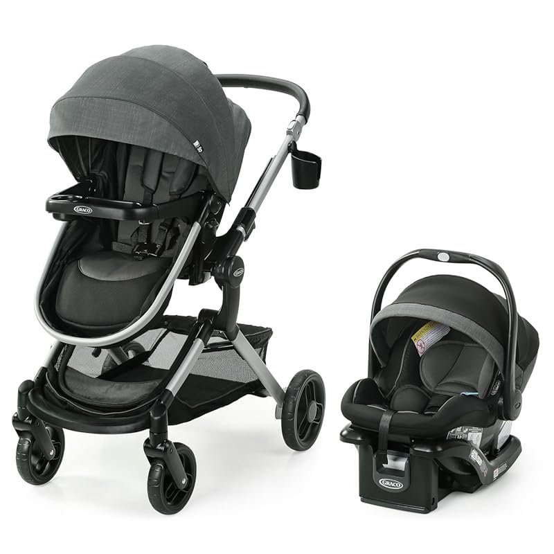 Graco Modes Nest 3-in-1 Travel System with SnugRide DLX Car Seat and A