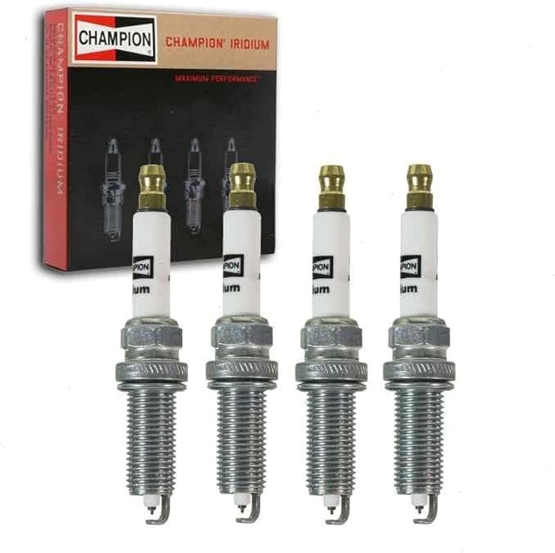 Champion Iridium Spark Plugs for Toyota Corolla 2009-2019 1.8L Engine,