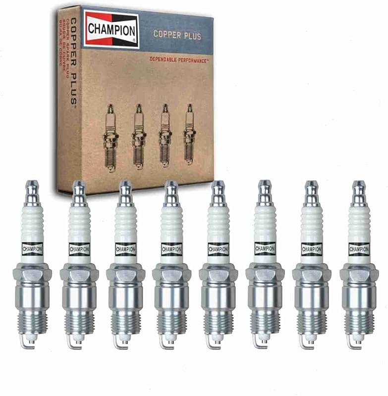 Set of 8 Champion Copper Plus Spark Plugs Compatible with Ford F-150 5