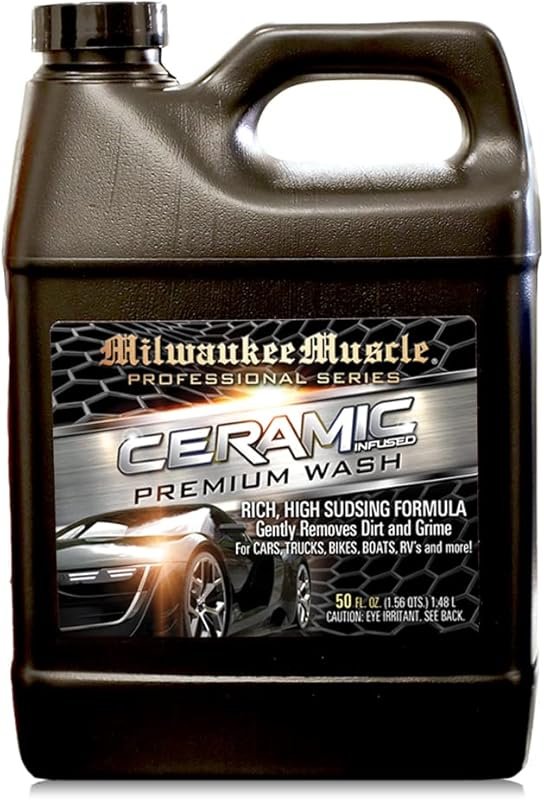 pH Neutral Ceramic Car Wash Soap Rejuvenates Paint and Coatings in 50