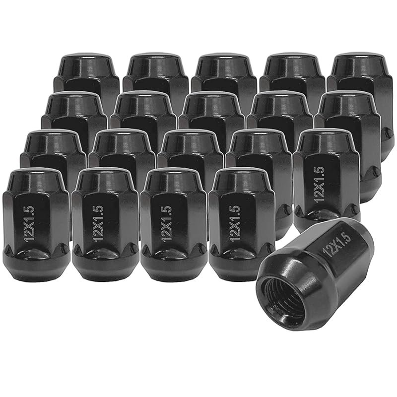 NPAUTO Lug Nuts 12x1.5 Bulge Acorn Conical Seat 19mm Hex for Honda For