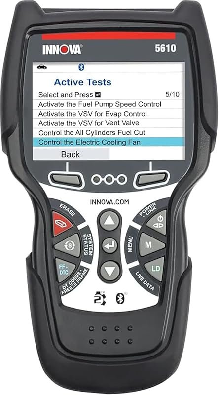 Innova 5610 Bidirectional OBD2 Scan Tool with Live Data and Included U