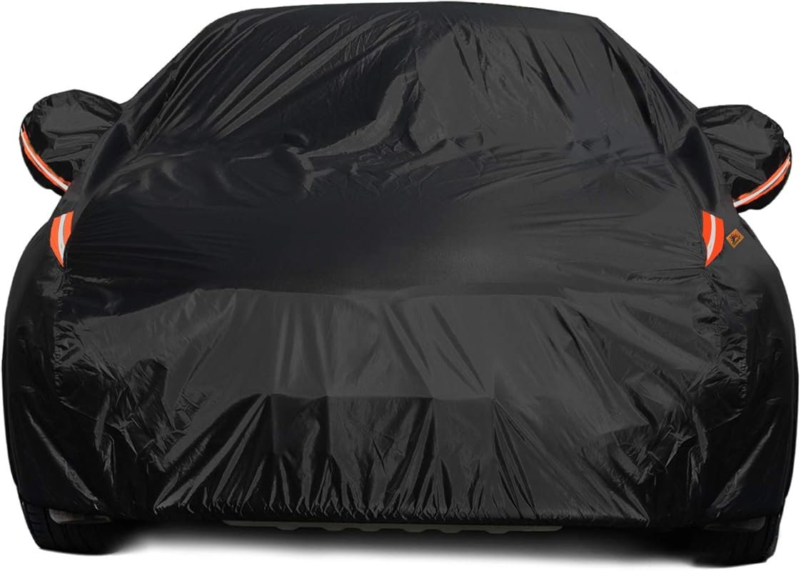 Full Car Covers for Sedan, Car Cover Waterproof All Weather Windproof