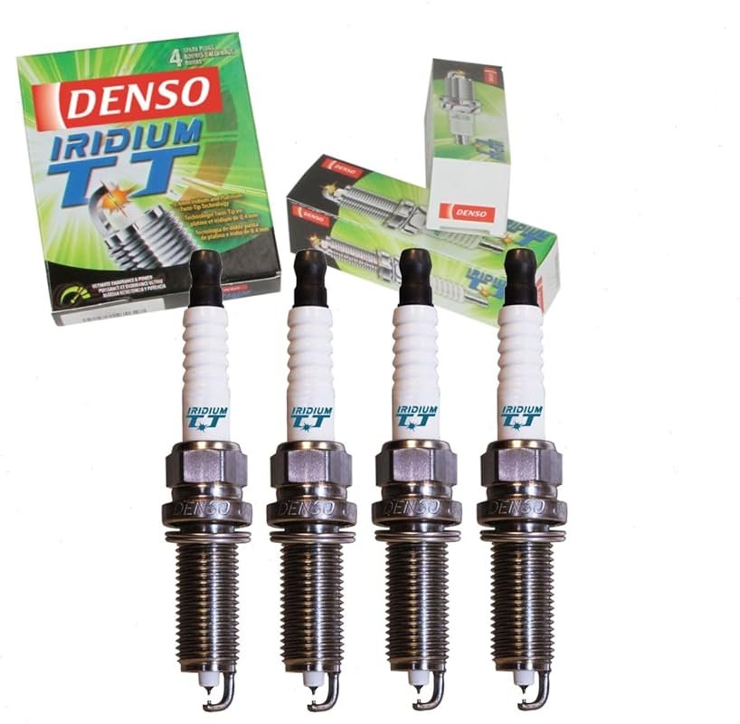 DENSO Iridium TT Spark Plugs for the Toyota Corolla 1.8L L4 Engine fro