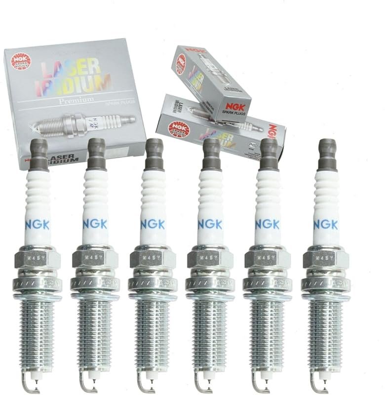 6 pc NGK Laser Iridium Spark Plugs compatible with Nissan Maxima 3.5L