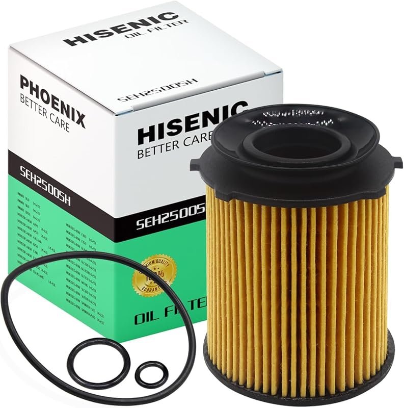 Oil Filter Compatible with Mercedes-Benz C300, GLC300, Infiniti Q50, a