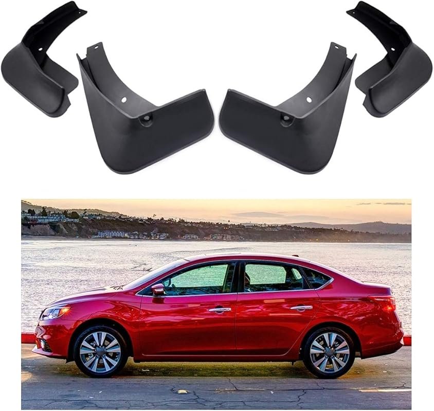 Mud Flaps for Nissan Sentra Sedan 2016–2019 – Splash Guards and Fender