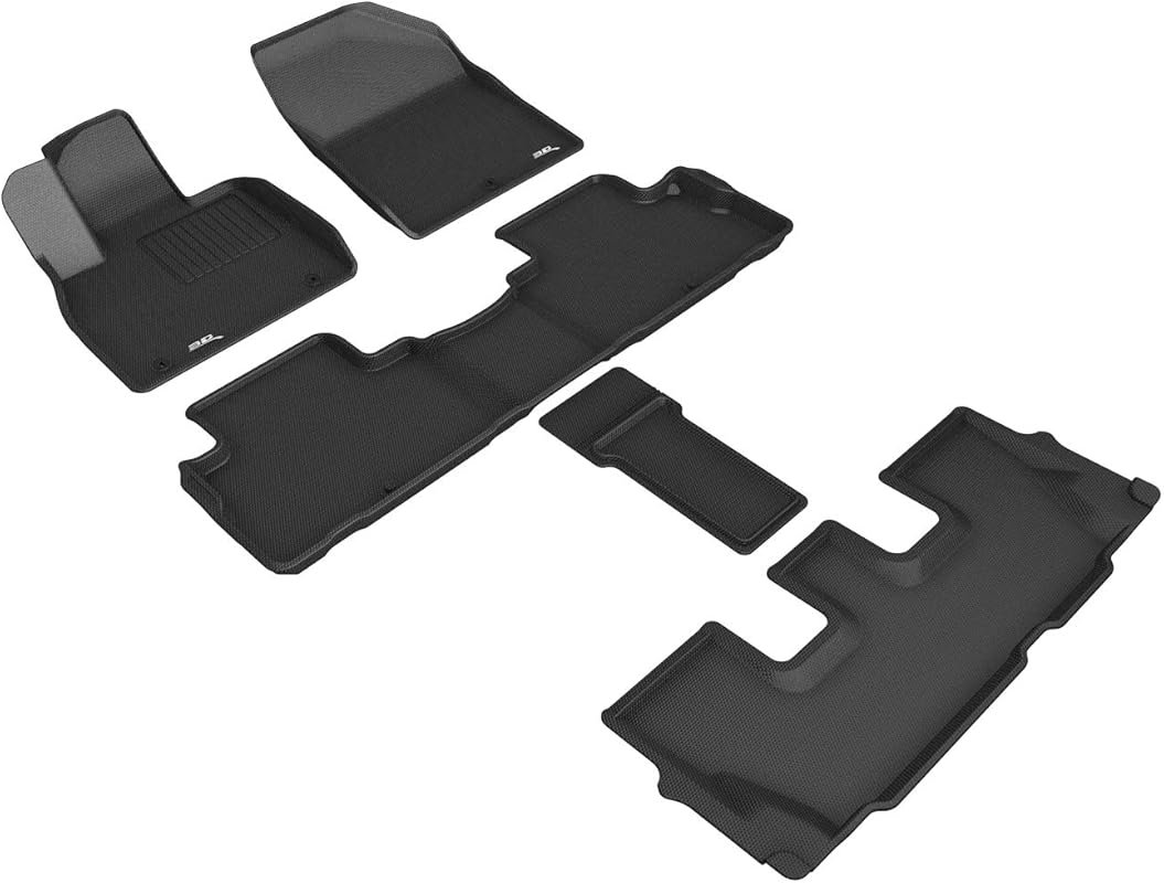 3D MAXpider Custom Fit Kagu Floor Mat  Compatible with Hyundai Palisad