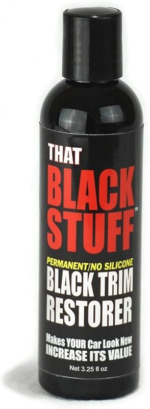 Black Plastic Restorer – Permanent Fade Repair for Trim, Bumpers & Vin