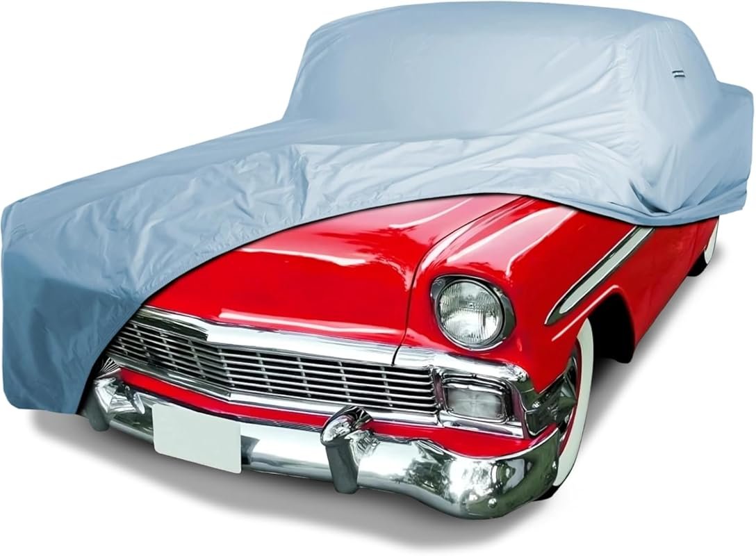iCarCover Waterproof All Weather Car Cover for 1950-1957 Chevrolet Bel