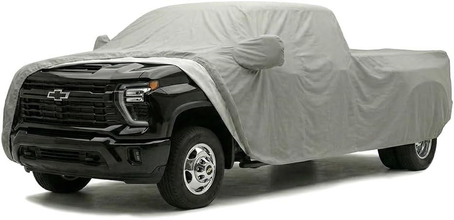 CarsCover Custom Fits for Chevy Silverado 3500 Crew Cab 8ft Long Bed D