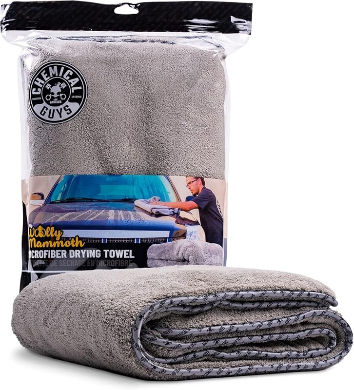 Chemical Guys Woolly Mammoth Microfiber Drying Towel: 36x25 Inch, Ultr