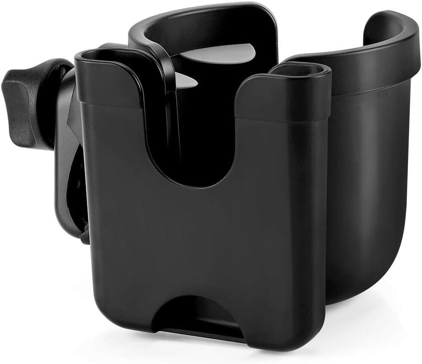 Accmor 2-in-1 Stroller Cup & Phone Holder, Universal Fit for Uppababy,