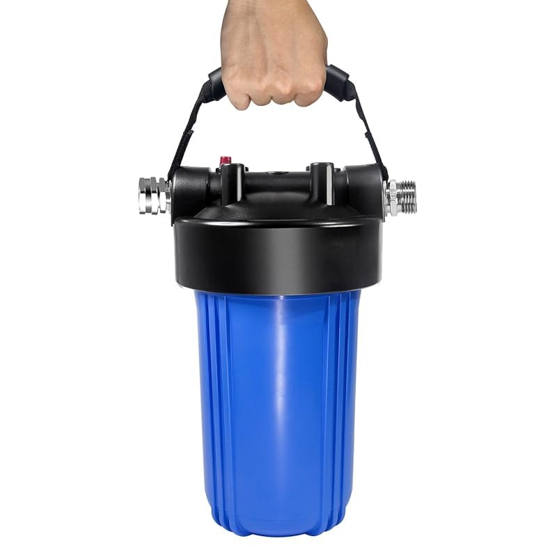 Anti-Clog RV Inline Water Filter with 5-Stage Filtration for 25K Gallo