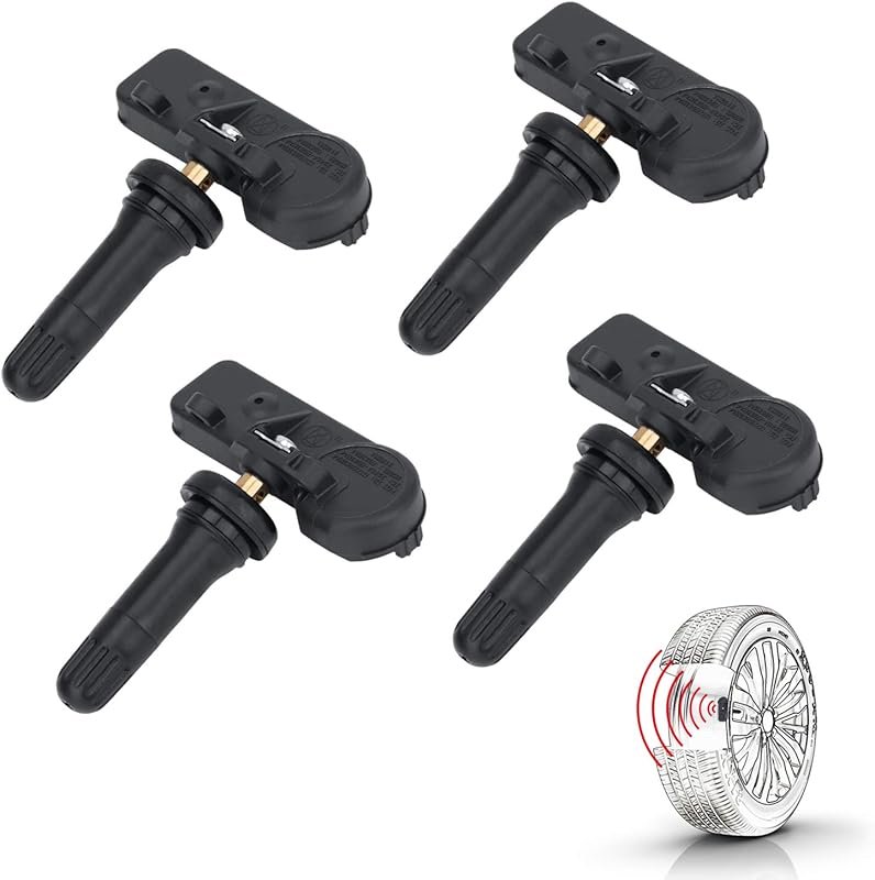 4-Pack 315MHz TPMS Sensors Compatible with GM Vehicles - Buick, Cadill