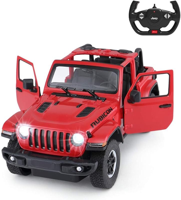 RASTAR 1:14 Scale Jeep Wrangler JL Remote Control Off-Road Toy Car for