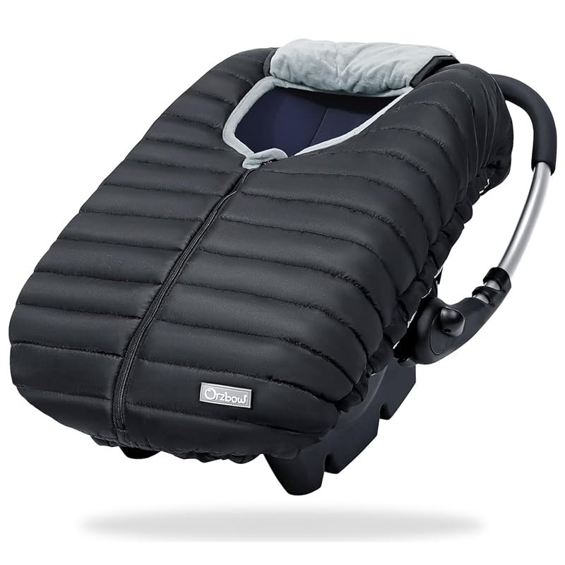 Orzbow Winter Baby Car Seat Cover with Plush Lining and Waterproof Des