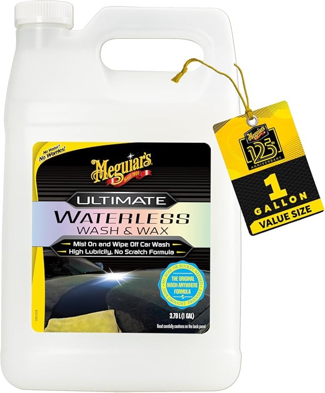 Meguiar's Ultimate Waterless Wash & Wax Spray for Scratch-Free Cleanin