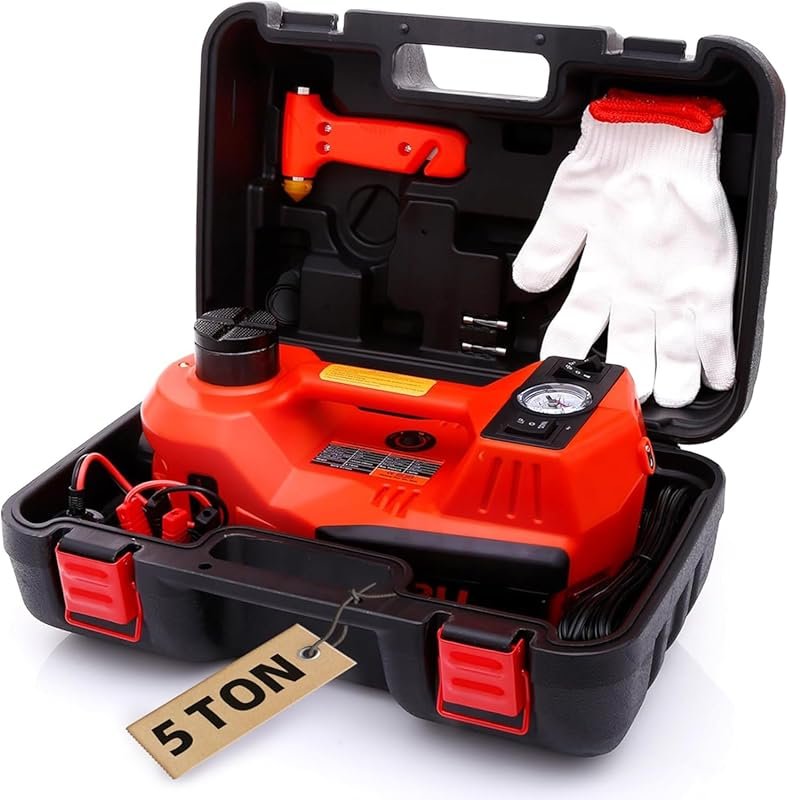 STANDTALL Electric Car Jack Quick Lifting Safe and Portable with Tire 