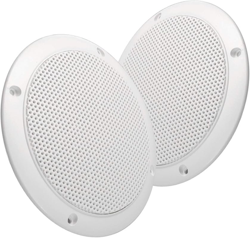 Magnadyne 5 Inch Water Resistant Slim Profile Dual Cone Speakers for R