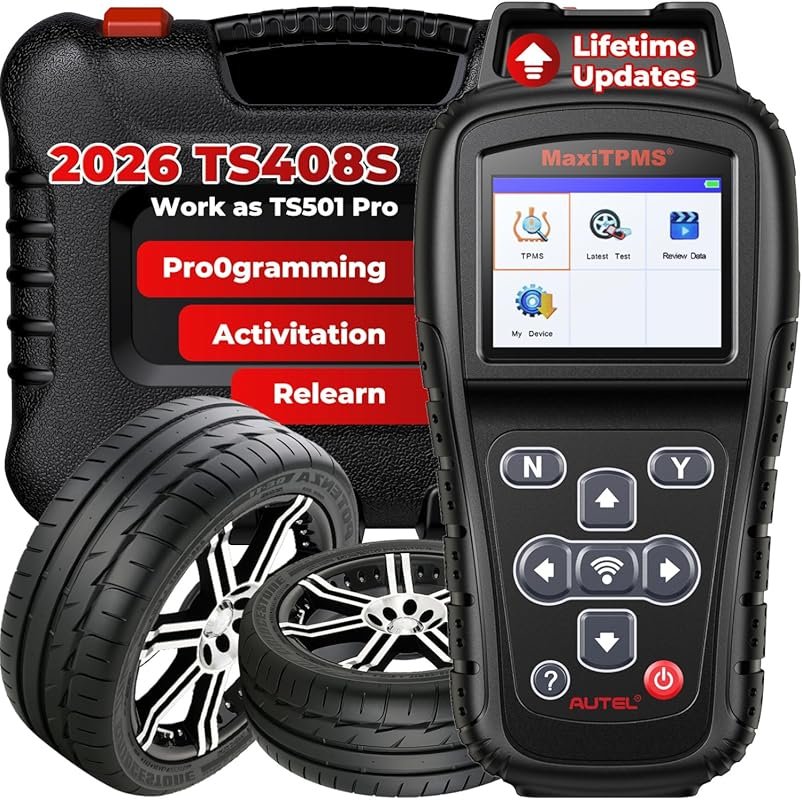 Autel TS408S TPMS Relearn Tool: OBD II Programming for OEM and MX Sens