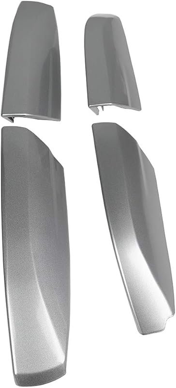 ECCPP Silver Roof Rack Side Rail End Covers for Toyota Highlander 2008