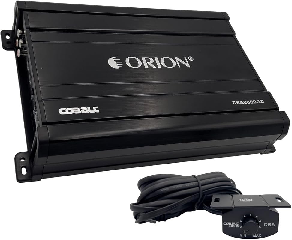Orion Cobalt CBA2000.1D 2000W Monoblock Class D Amplifier with Adjusta