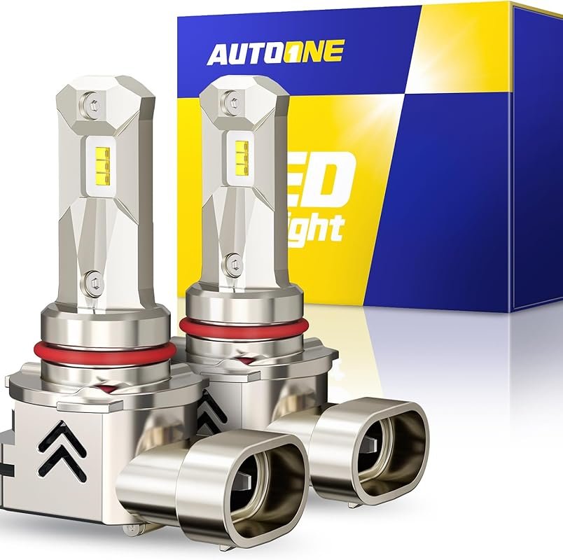 AUTOONE 9005 HB3 LED Bulbs for 2013 Hyundai Sonata Fog Lights – 18000L