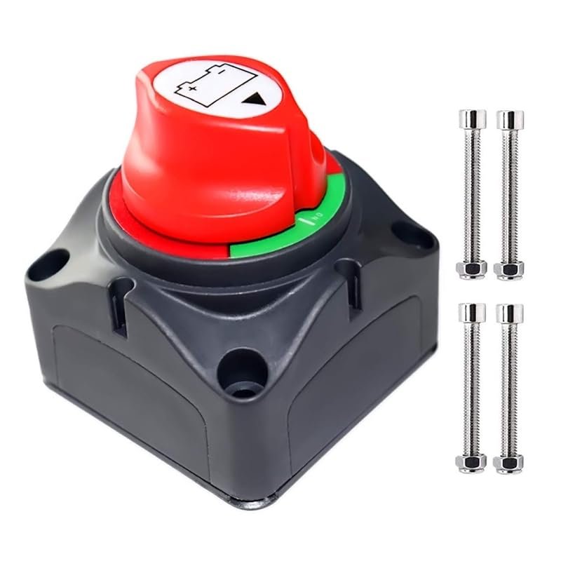 275A Waterproof Battery Disconnect Switch for 12V to 48V RV, Marine, a