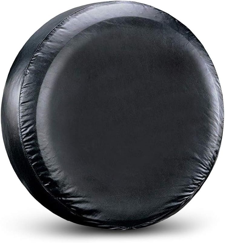Waterproof and Dust Proof PVC Leather Spare Tire Cover for SUVs RVs Tr