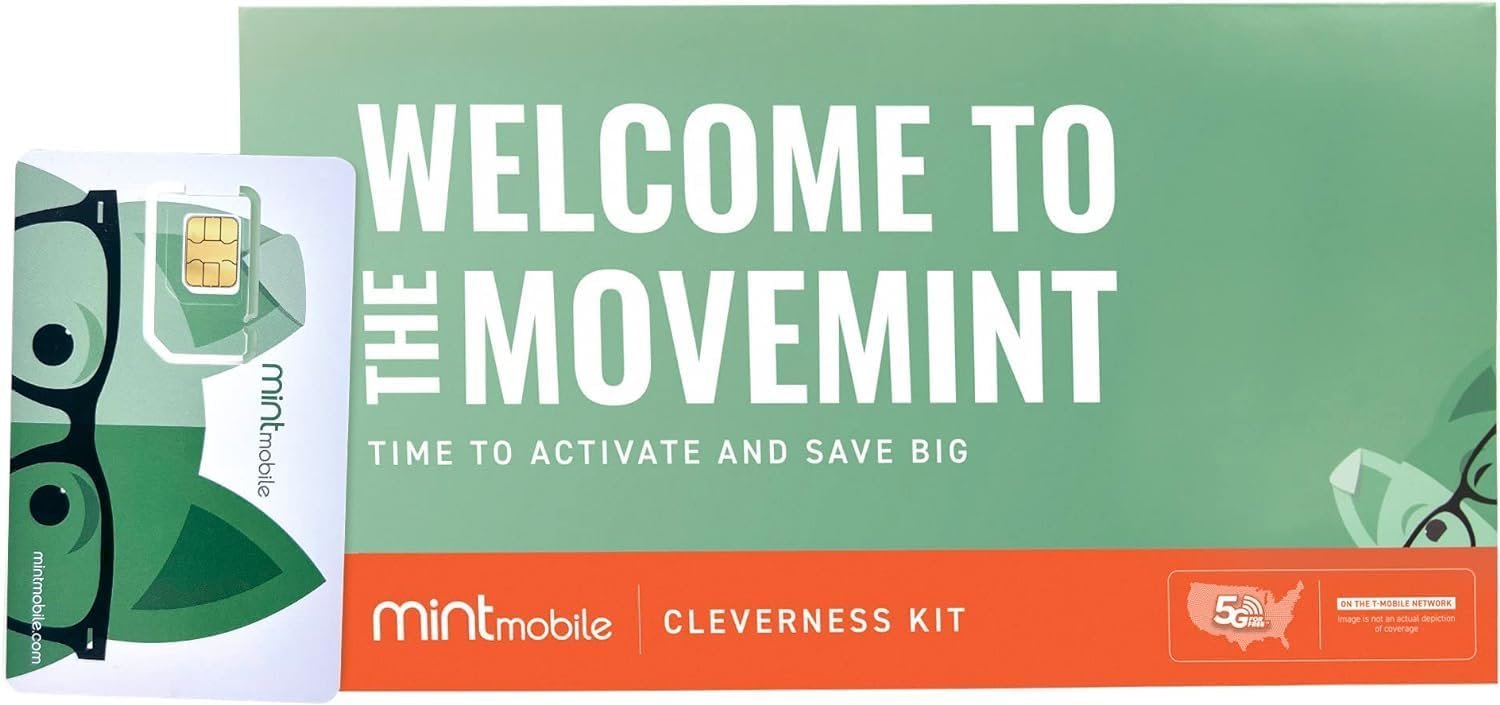 $30/mo. Mint Mobile Phone Plan with Unlimited Talk, Text & Data for 3 