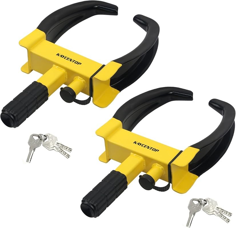 KAYCENTOP Universal Wheel Boot Lock for Trailers, SUVs, Boats, and ATV