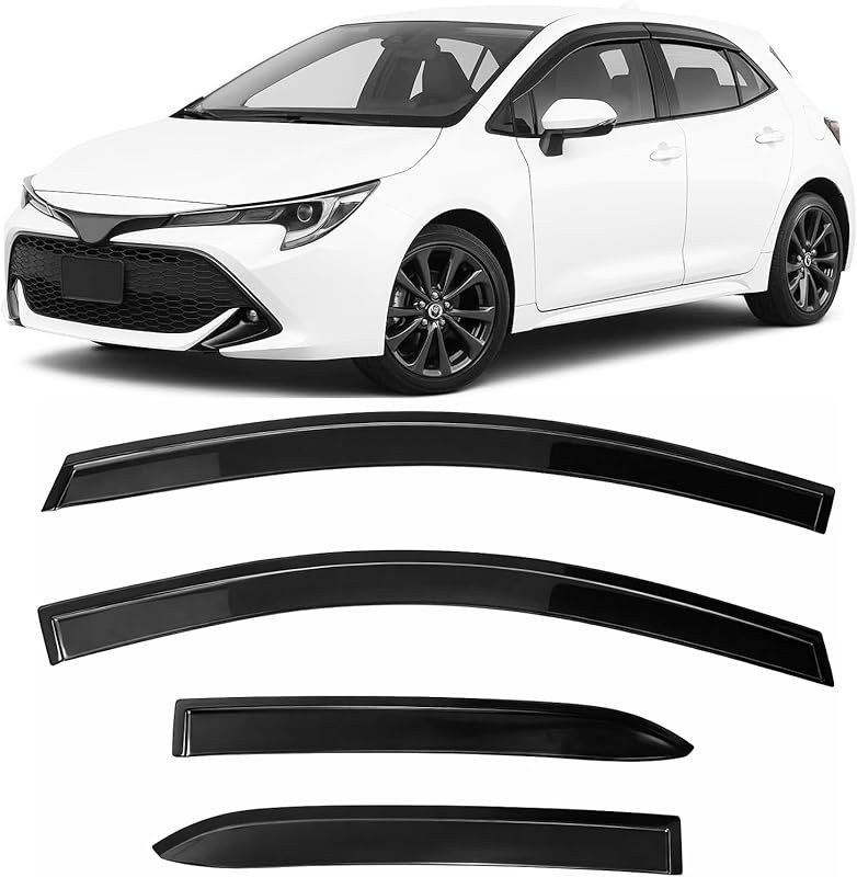 Best Tape-On Side Window Deflectors for Toyota Corolla Hatchback: Tint