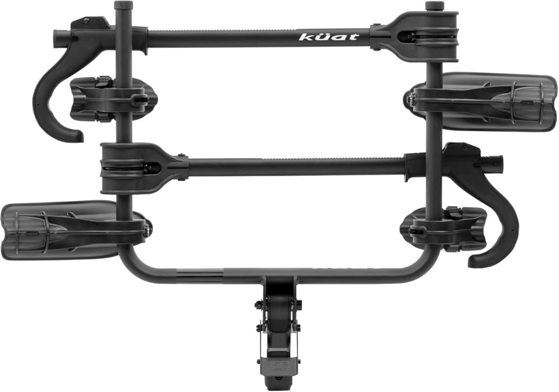 KUAT Transfer V2 2-Bike Hitch Rack with Integrated Lock for Wheels up 